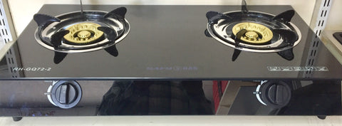 Gas Stove - 2-plate Glass Top Safy